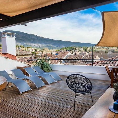 La terrasse de Tiss Hotell Bédoin Eksteriør bilde