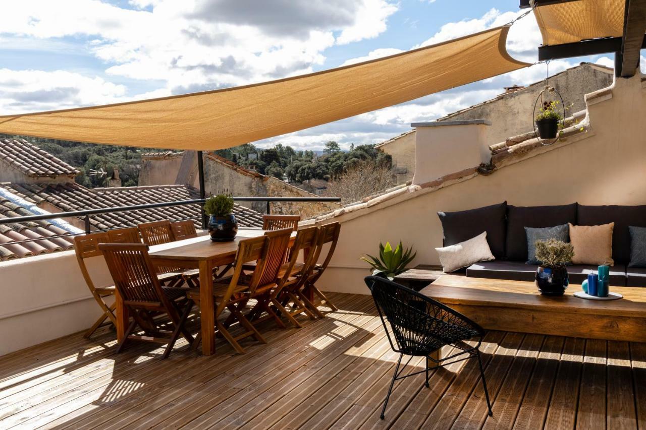 La terrasse de Tiss Hotell Bédoin Eksteriør bilde