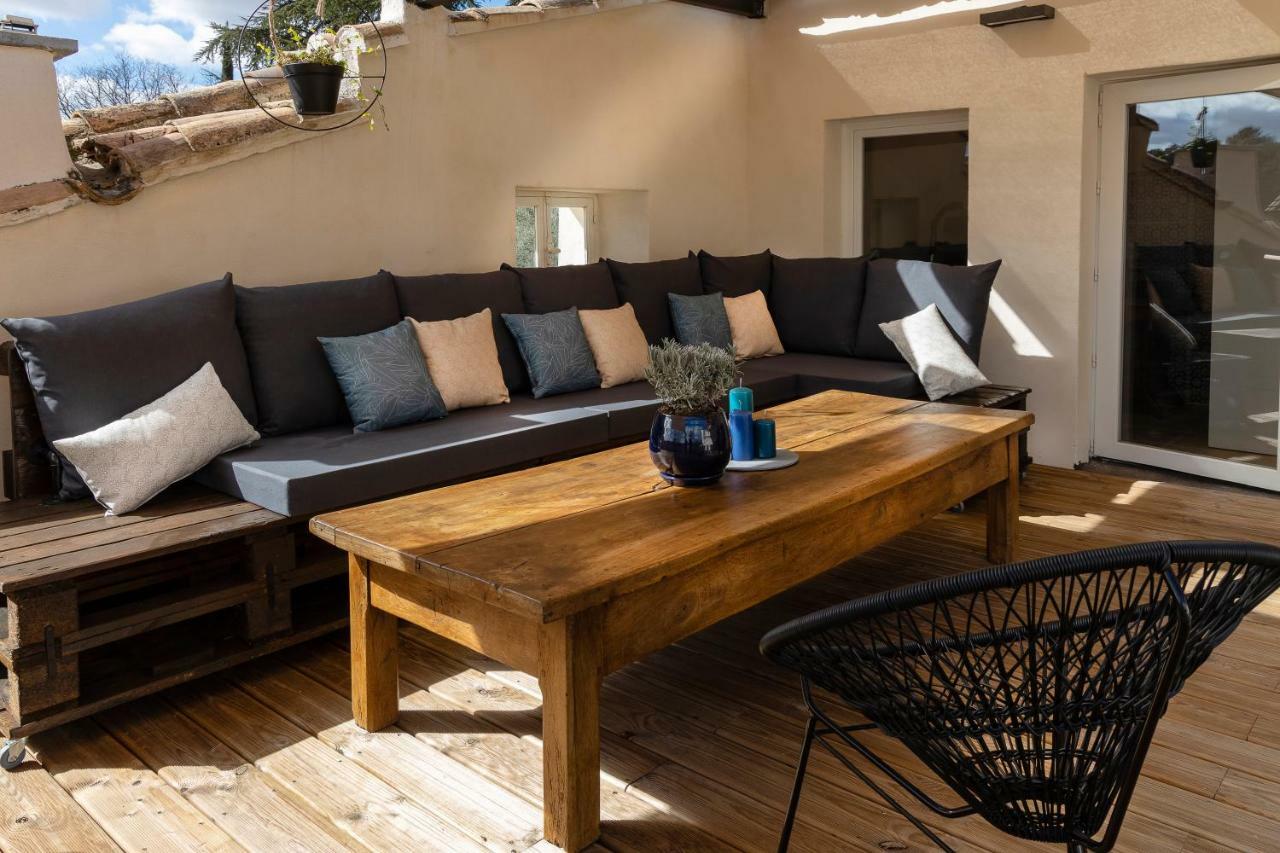 La terrasse de Tiss Hotell Bédoin Eksteriør bilde