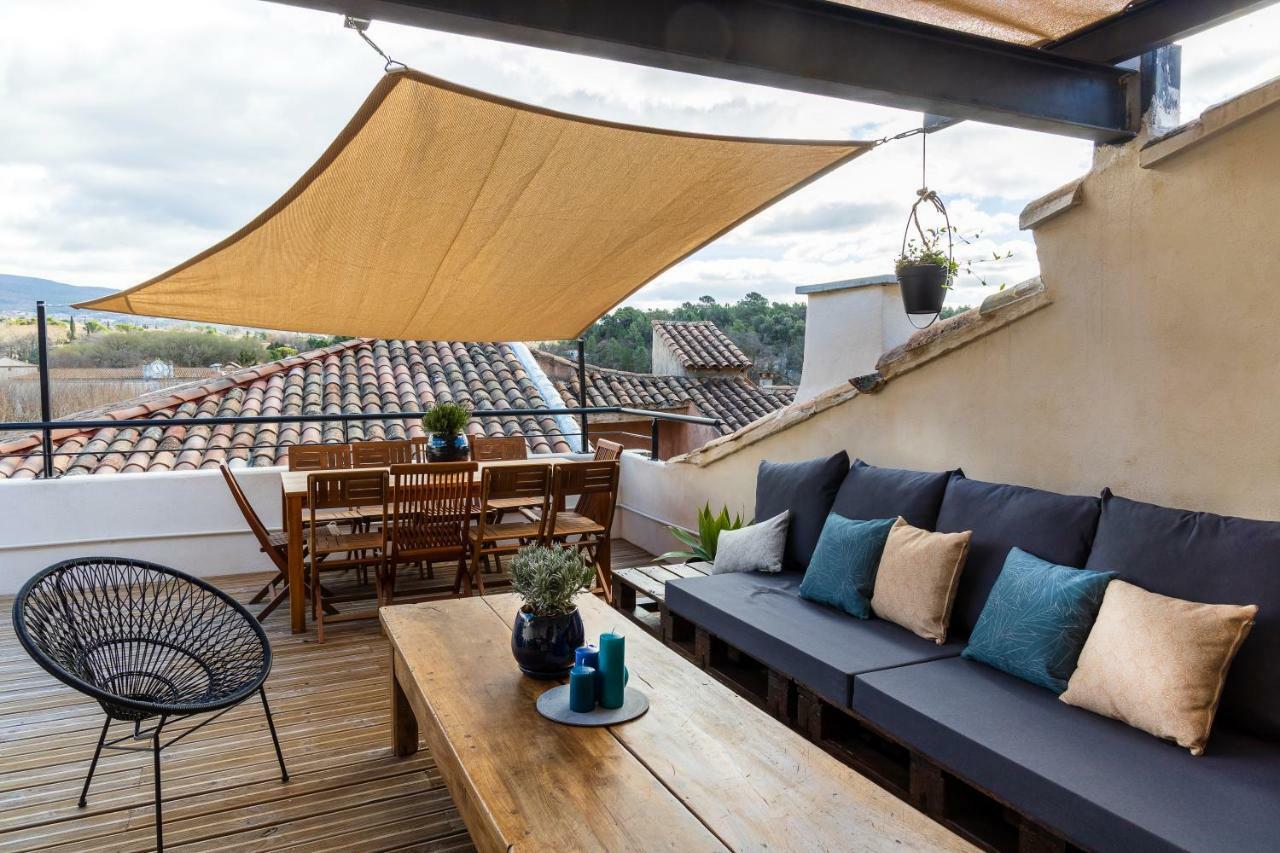 La terrasse de Tiss Hotell Bédoin Eksteriør bilde