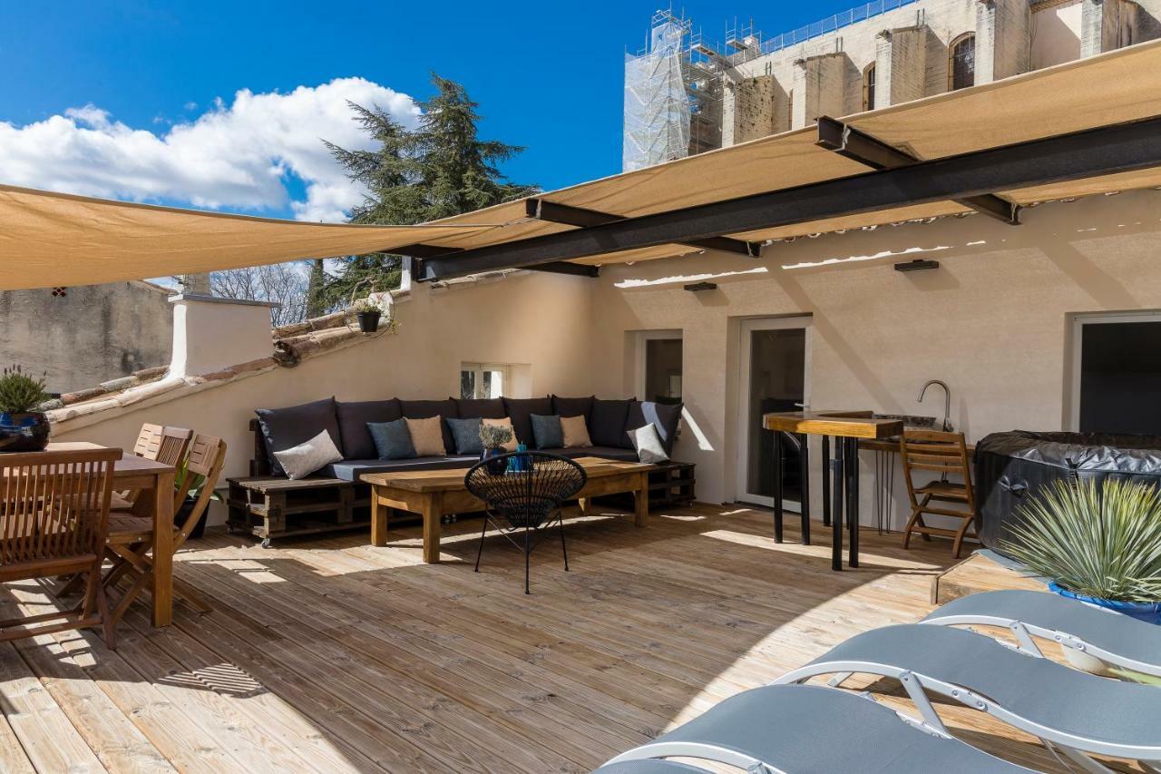 La terrasse de Tiss Hotell Bédoin Eksteriør bilde